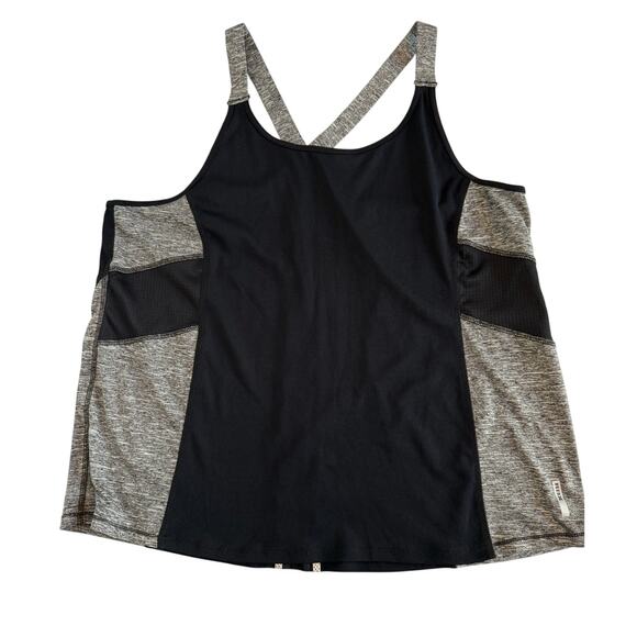 RBX XDri Women's XL Active Workout Colorblock Racerback Tank Top Gym Training - Picture 1 of 8